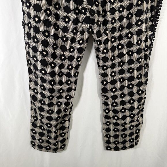 HEI HEI Anthropologie Pants Women's Medium Black Pull On Drawstring Lightweight - Picture 11 of 12